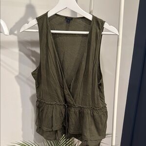 J.Crew Khaki Green Blouse